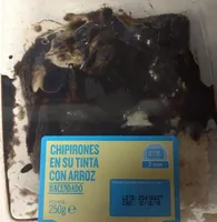 Chipirones en su tinta con arroz