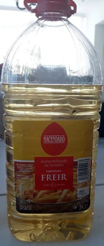 Aceite refinado de semillas especial para freír