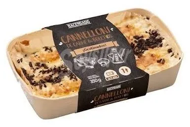 Cannelloni de carne y boletus