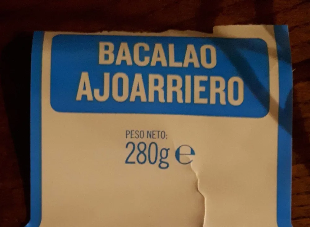 Bacalao ajoarriero