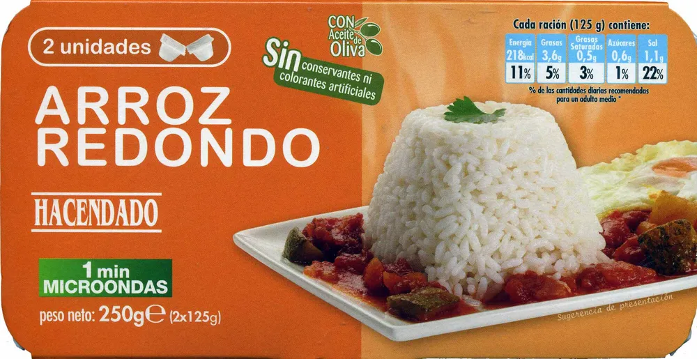 Arroz cocido