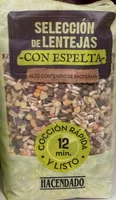 Selección de lentejas con espelta