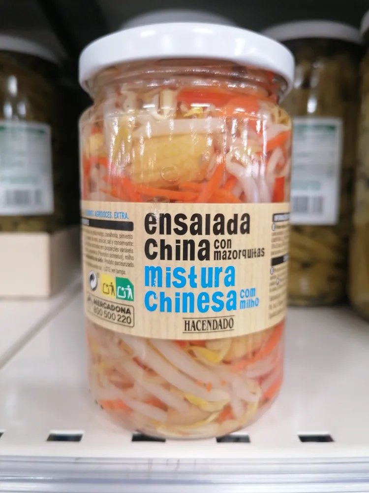 Ensalada china con mazorquitas