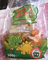Pasta infantil con vegetales
