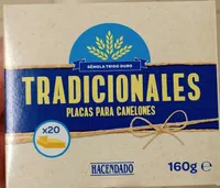 Placas para canelones tradicionales