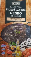 Caldo para fideua o arroz negro con sofrito