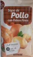 Sopa De Pollo Con Fideos Finos Deshidratada