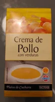 Crema de pollo con verduras