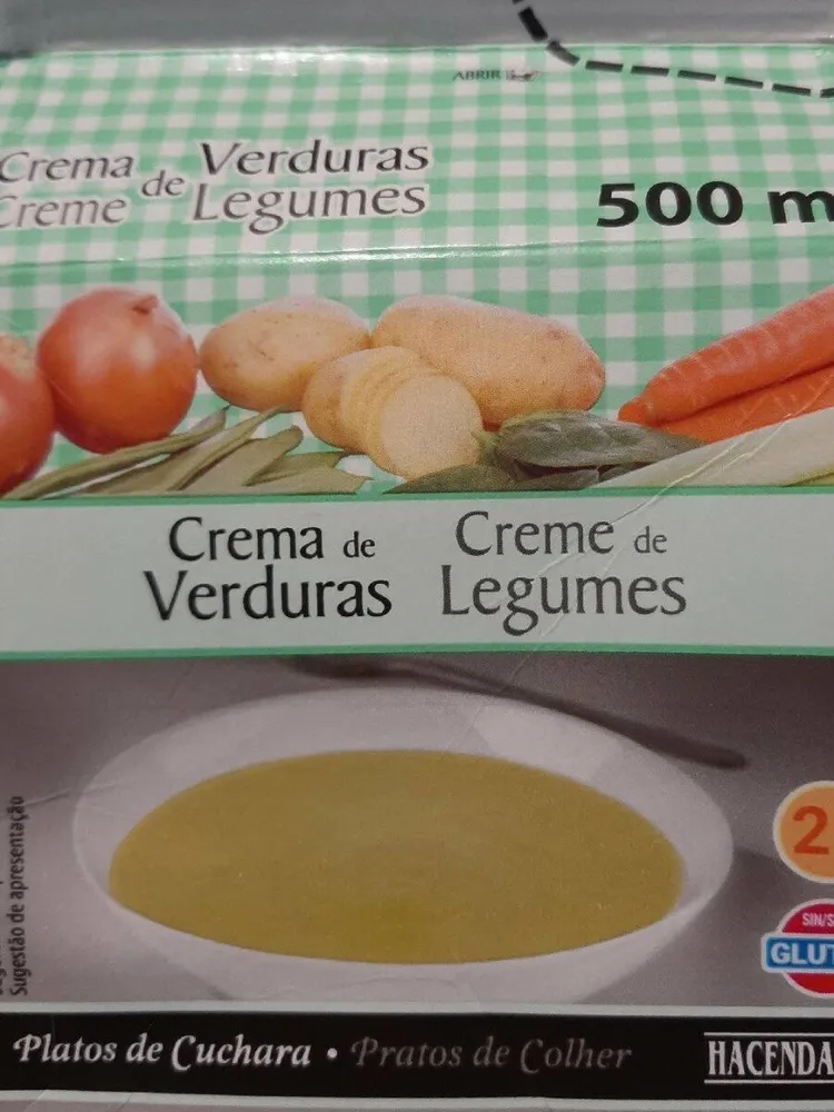 Crema de verduras