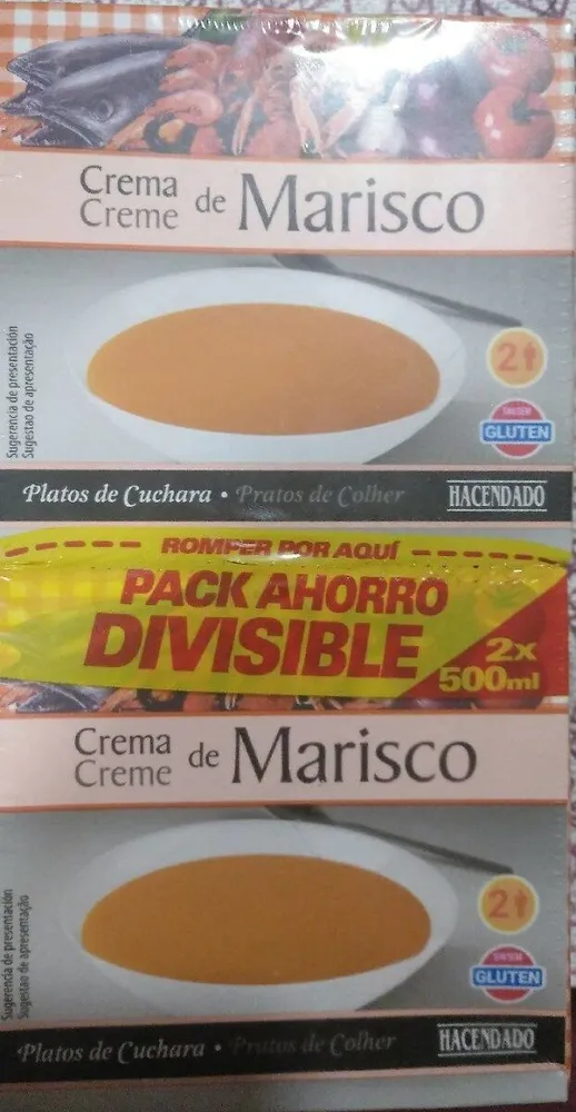 Crema de marisco