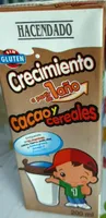 Leche crecimiento cacao y cereales