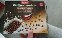 Barritas de chocolate con chocolate con leche