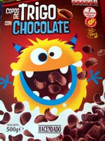 Copos de trigo con chocolate