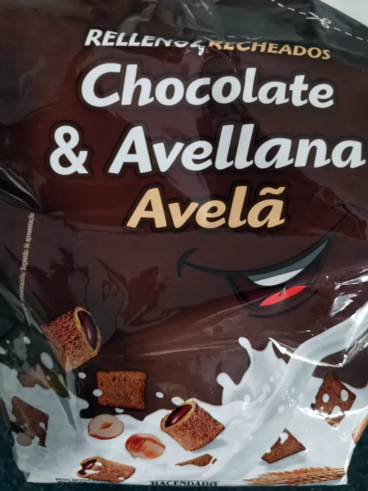 Cereales de chocolate y avellana