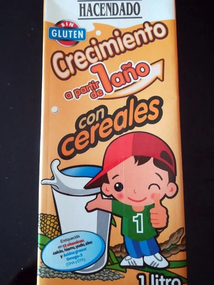 Leche crecimiento a partir de 1 año con cereales