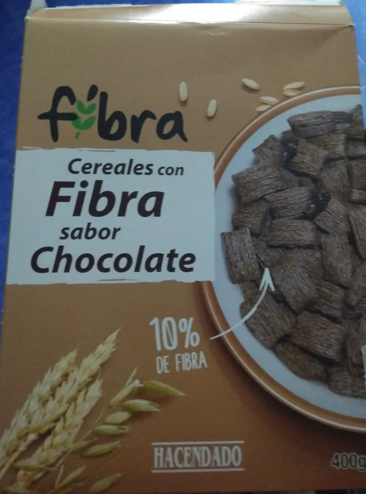 Cereales con fibra sabor chocolate