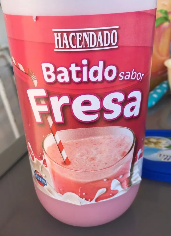 Batido sabor fresa