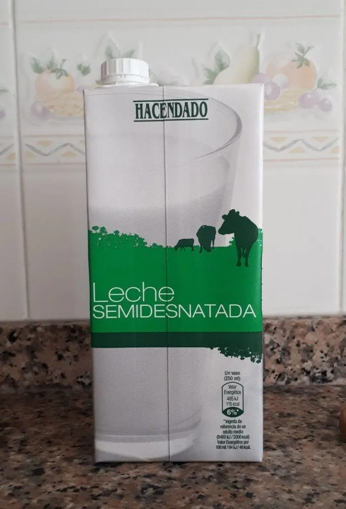 Leche semidesnatada
