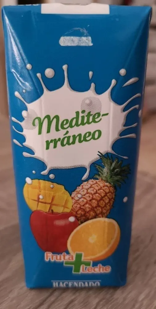 Mediterráneo fruta + leche