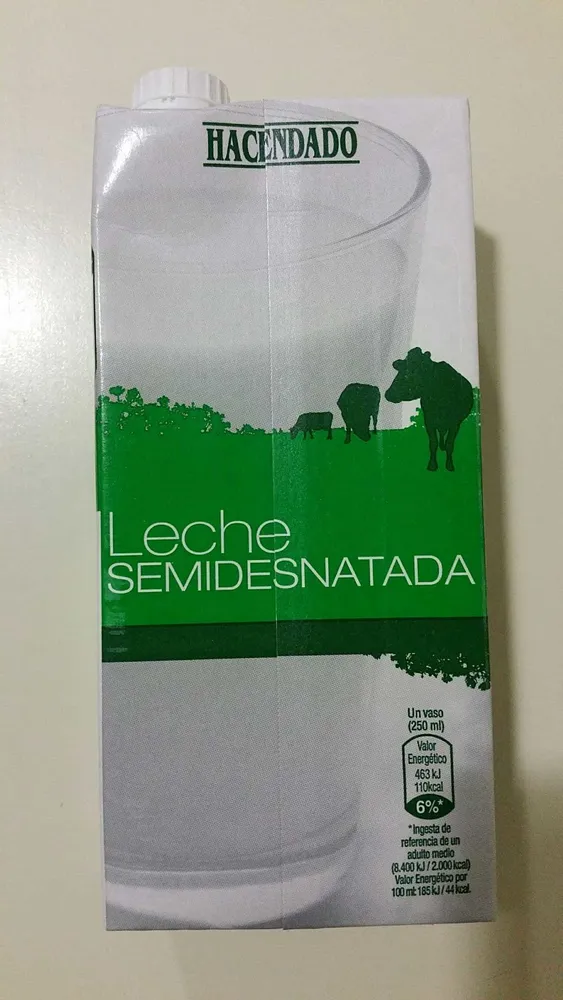 Leche semidesnatada