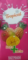 Tropical fruta + leche