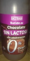 Batido de chocolate sin lactosa