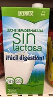 Leche semidesnatada sin lactosa