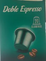 Cápsulas de café doble espresso