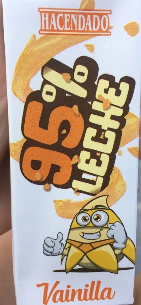 Batido de vainilla 95% de leche