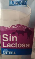 Leche entera sin lactosa