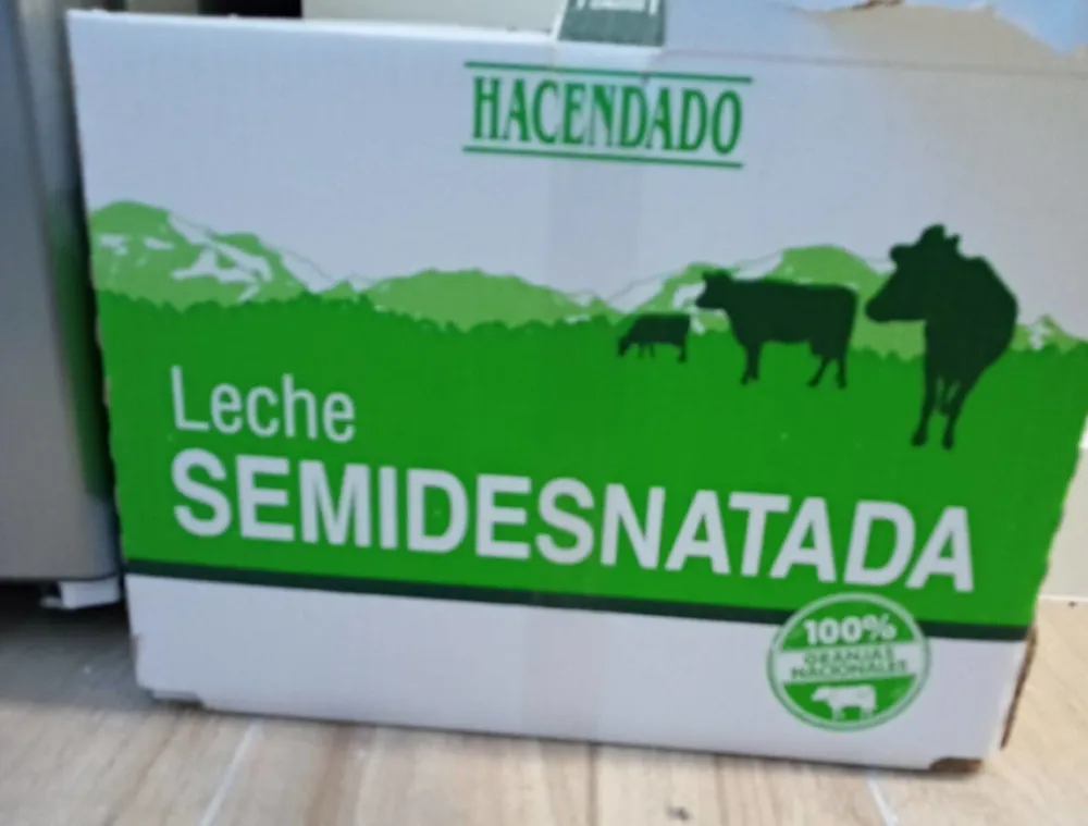 Leche semidesnatada