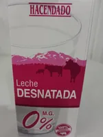 Leche desnatada 0%