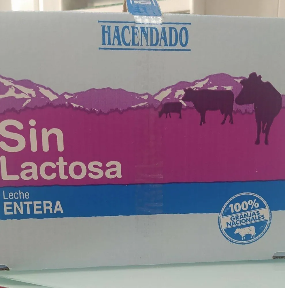 Leche Entera sin lactosa