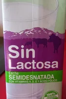 Leche semidesnatada sin lactosa