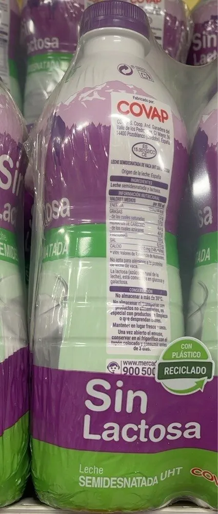 Leche sin lactosa
