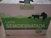 Leche semides atada UHT vaca