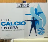 Leche calcio entera
