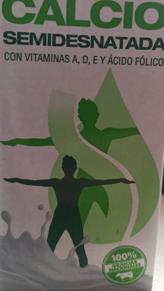 Leche calcio semidesnatada