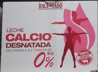 Leche calcio desnatada