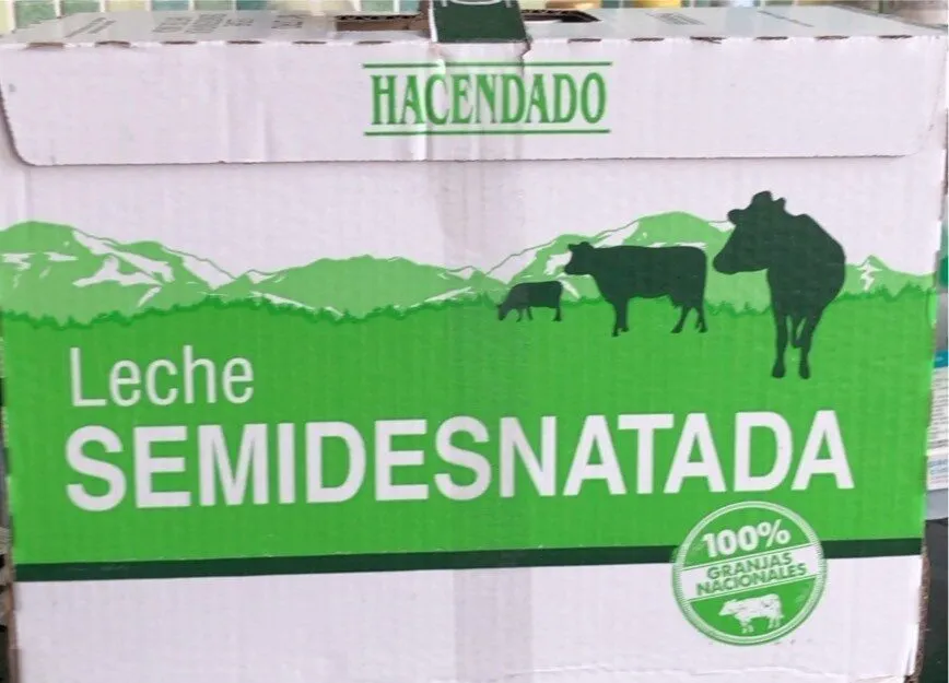 Leche semidesnatada