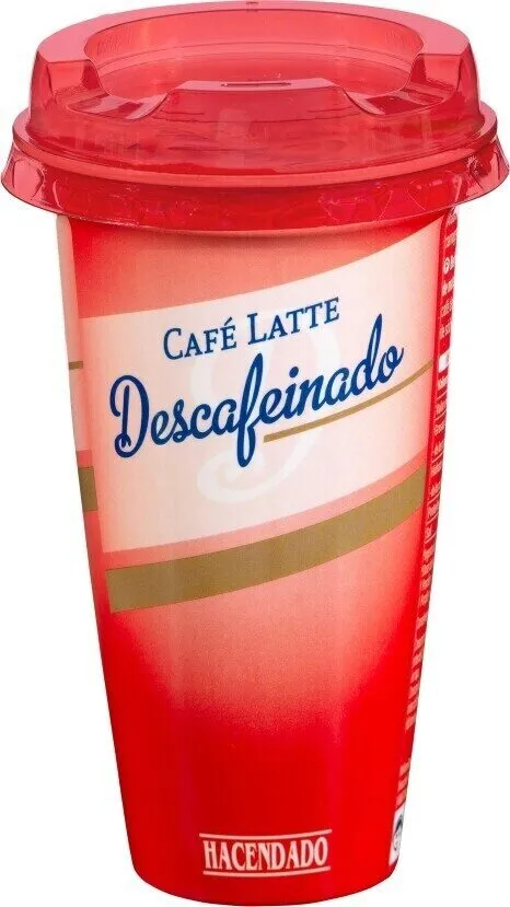 Café latte descafeinado