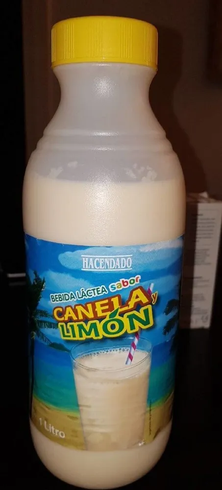 Bebida láctea canela y limon