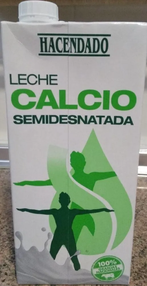 Leche calcio semidesnatada