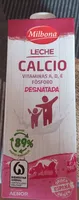 Leche calcio desnatada