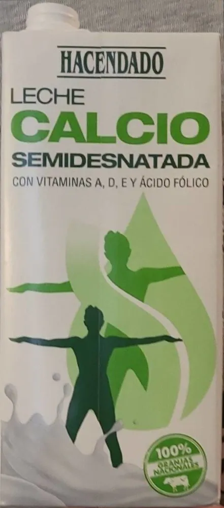 Leche calcio semidesnatada