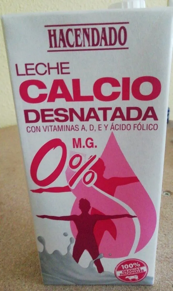 Leche Calcio desnatada