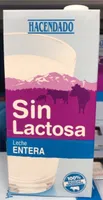 Leche entera sin lactosa