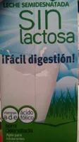 Leche semidesnatada sin lactosa