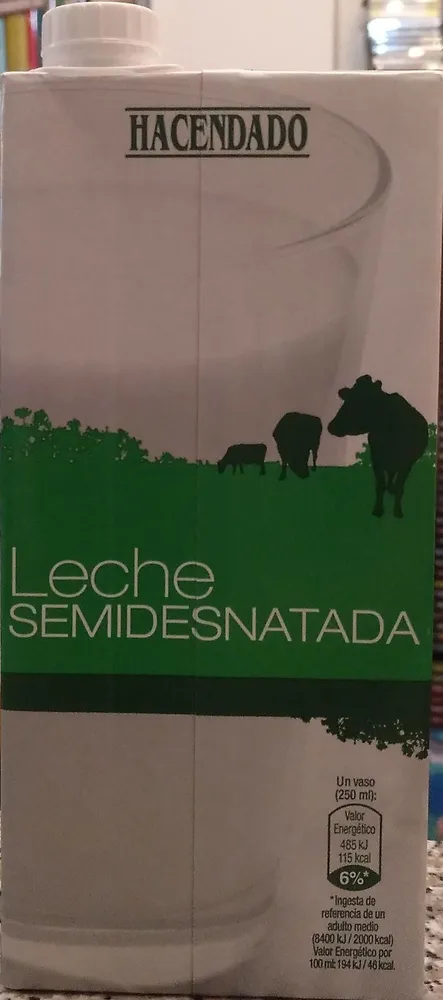 Leche semidesnatada