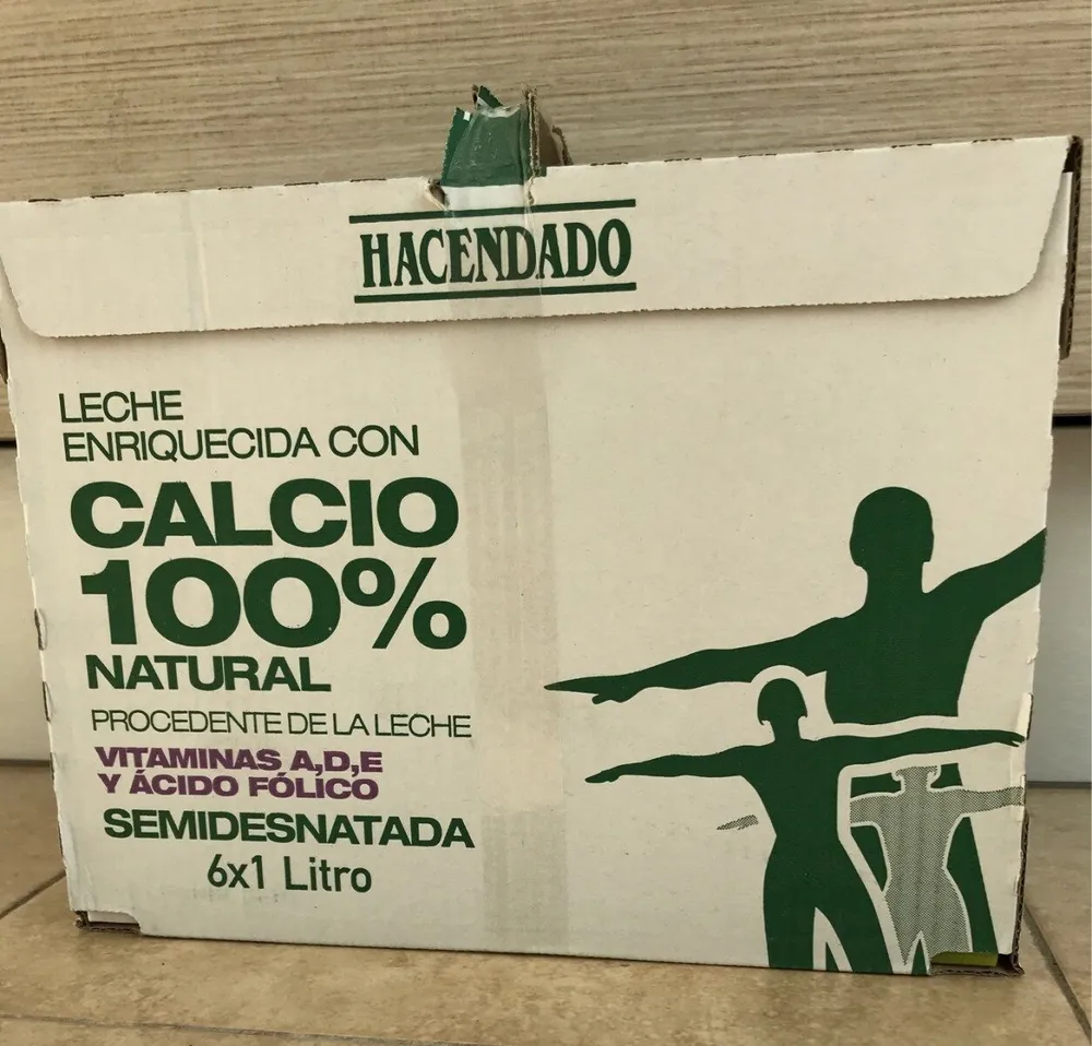 Leche calcio semidesnatada